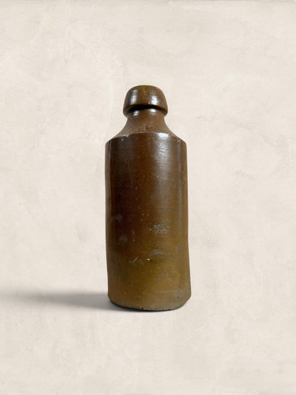 Victorian Salt-Glazed Stoneware Soda Bottle