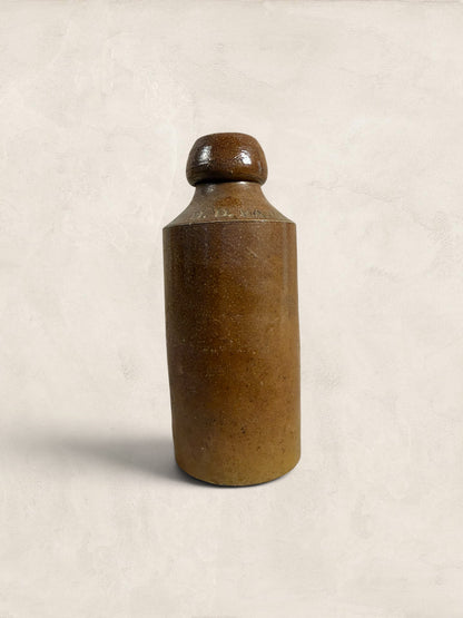 Victorian Salt-Glazed Stoneware Soda Bottle