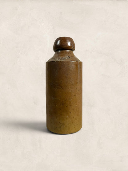 Victorian Salt-Glazed Stoneware Soda Bottle