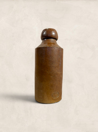Victorian Salt-Glazed Stoneware Soda Bottle
