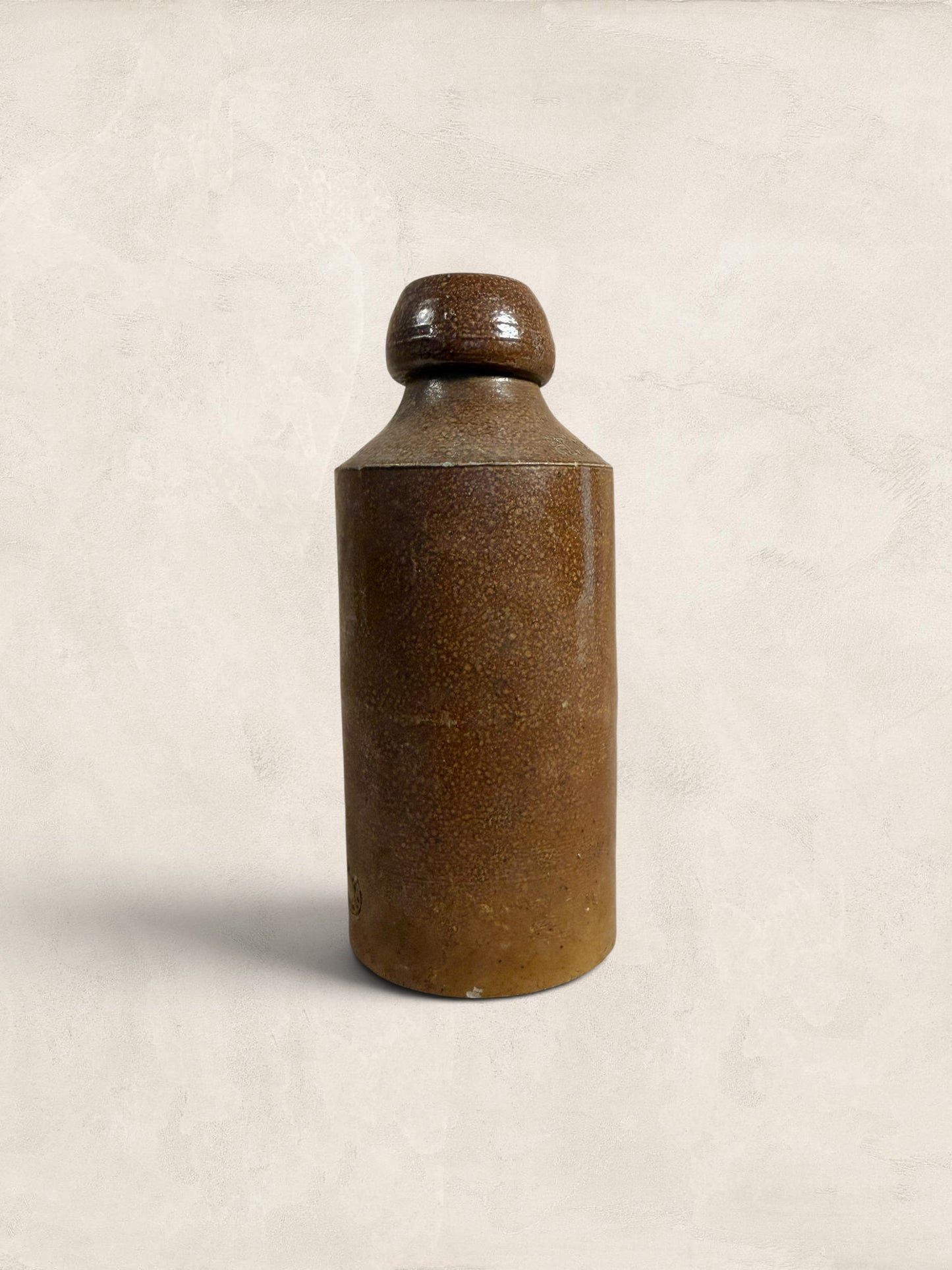Victorian Salt-Glazed Stoneware Soda Bottle
