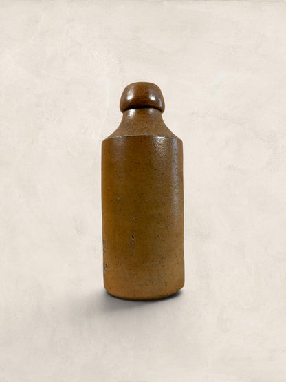 Victorian Salt-Glazed Stoneware Soda Bottle