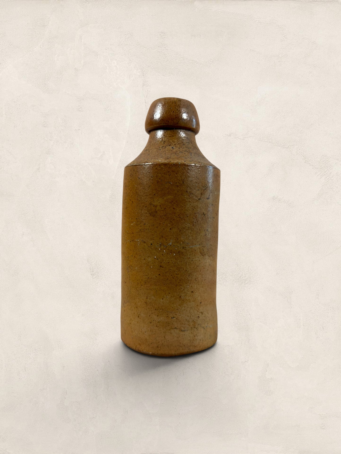 Victorian Salt-Glazed Stoneware Soda Bottle