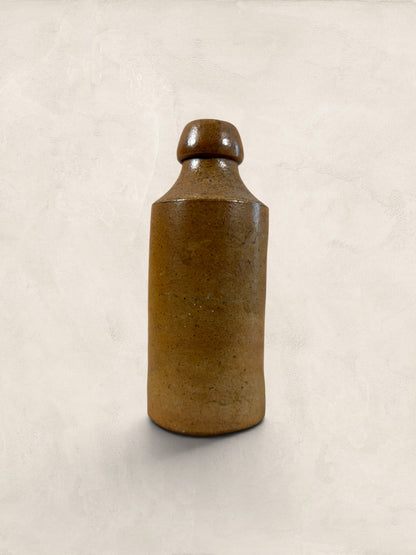 Victorian Salt-Glazed Stoneware Soda Bottle