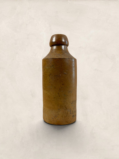 Victorian Salt-Glazed Stoneware Soda Bottle