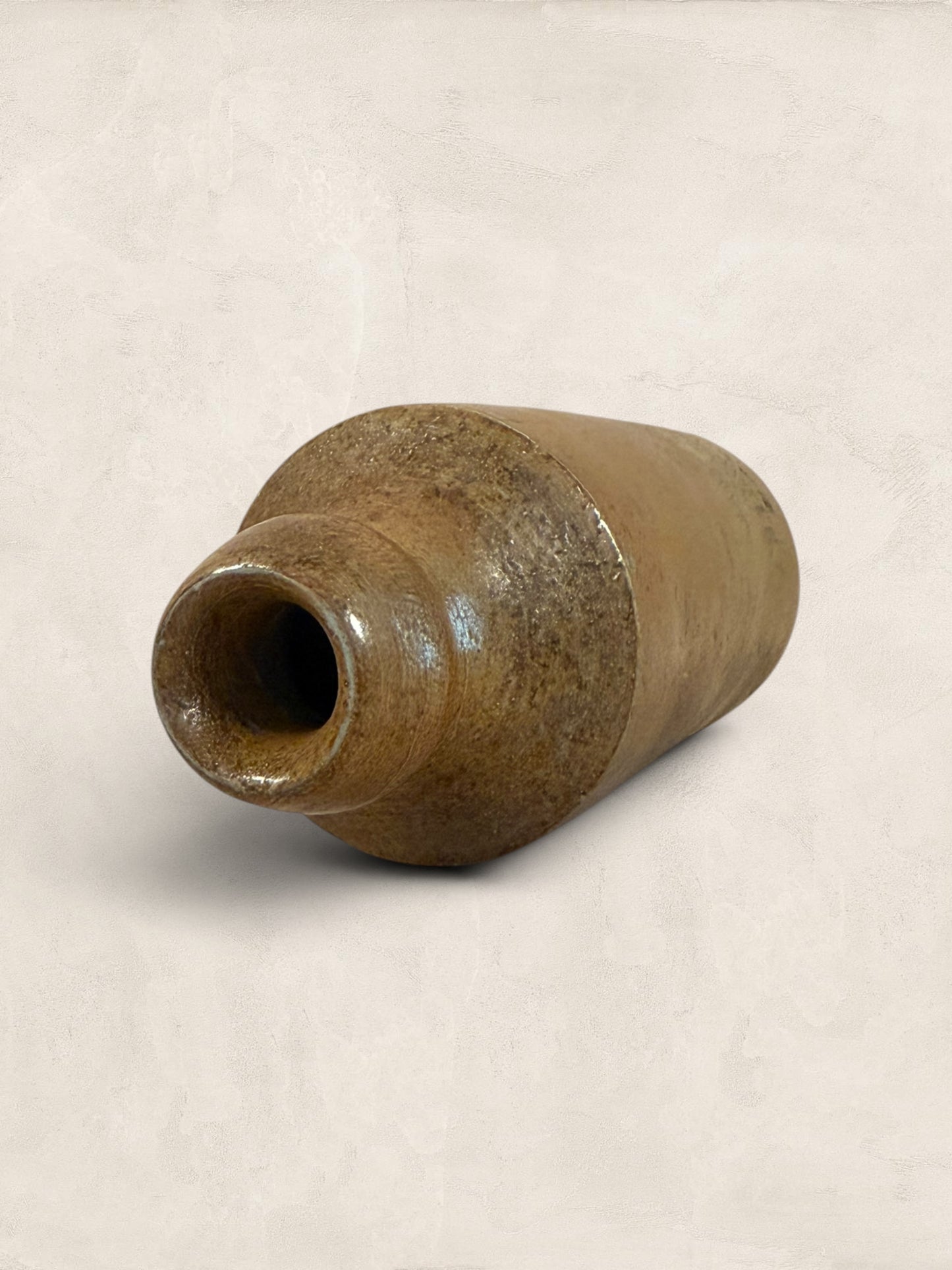 Victorian Salt-Glazed Stoneware Soda Bottle