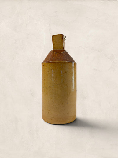 Victorian Salt-Glazed Stoneware Ink Bottle