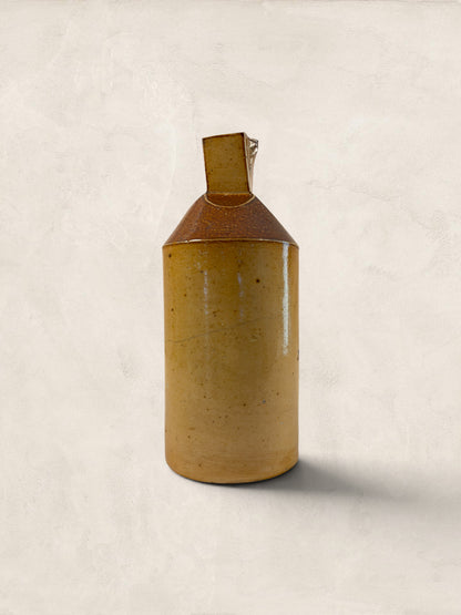 Victorian Salt-Glazed Stoneware Ink Bottle