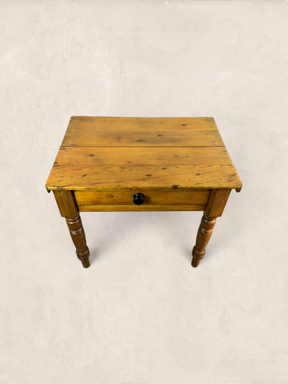 Victorian Pine Drop-Leaf Kitchen Table