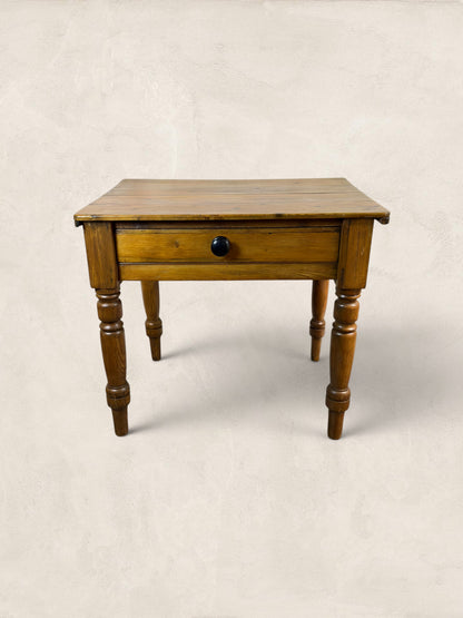 Victorian Pine Drop-Leaf Kitchen Table