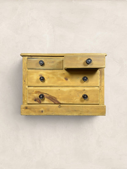 Victorian Pine Two Over Two Chest of Drawers With Plinth Base