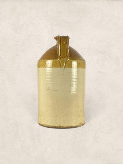 English Stoneware Spirit Flagon