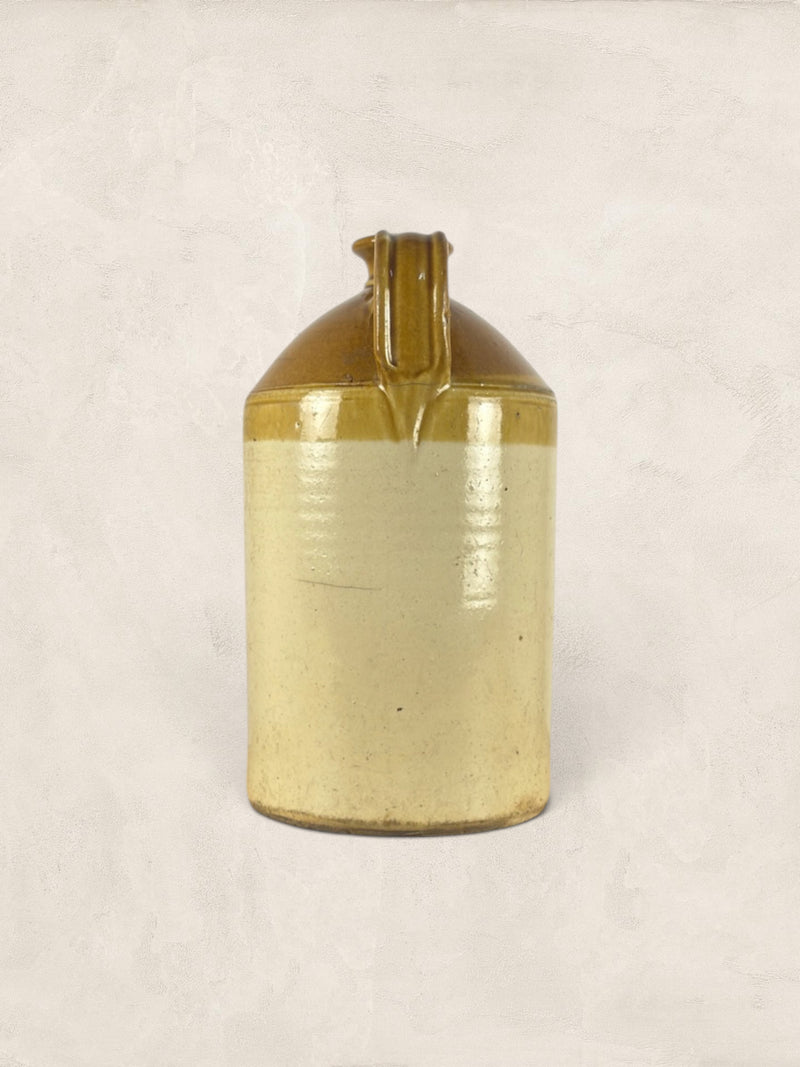 English Stoneware Spirit Flagon
