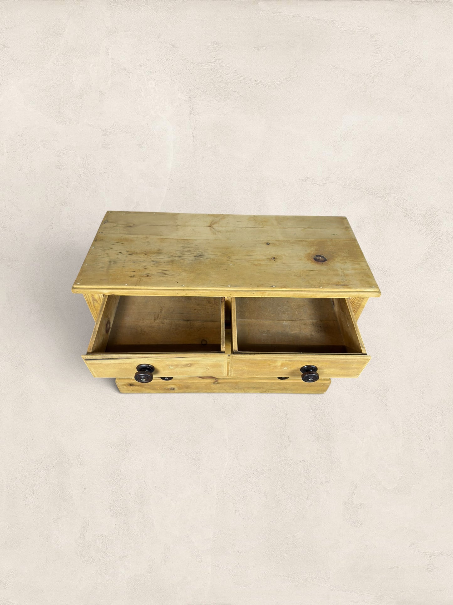 Victorian Pine Two Over Two Chest of Drawers With Plinth Base
