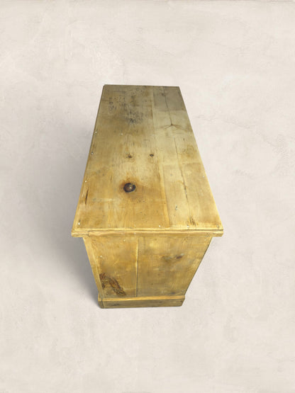 Victorian Pine Two Over Two Chest of Drawers With Plinth Base