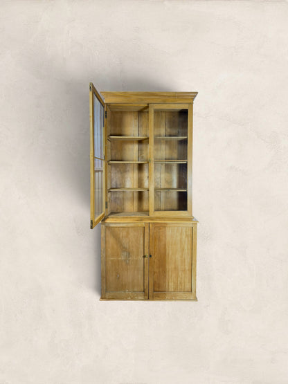 Victorian Pine Library Bookcase