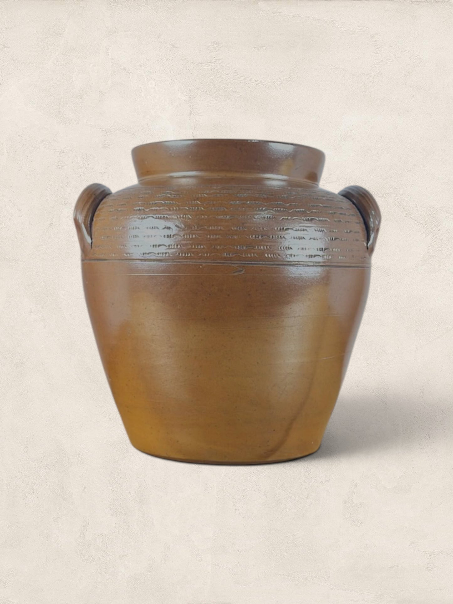 English Stoneware French Confit Pot