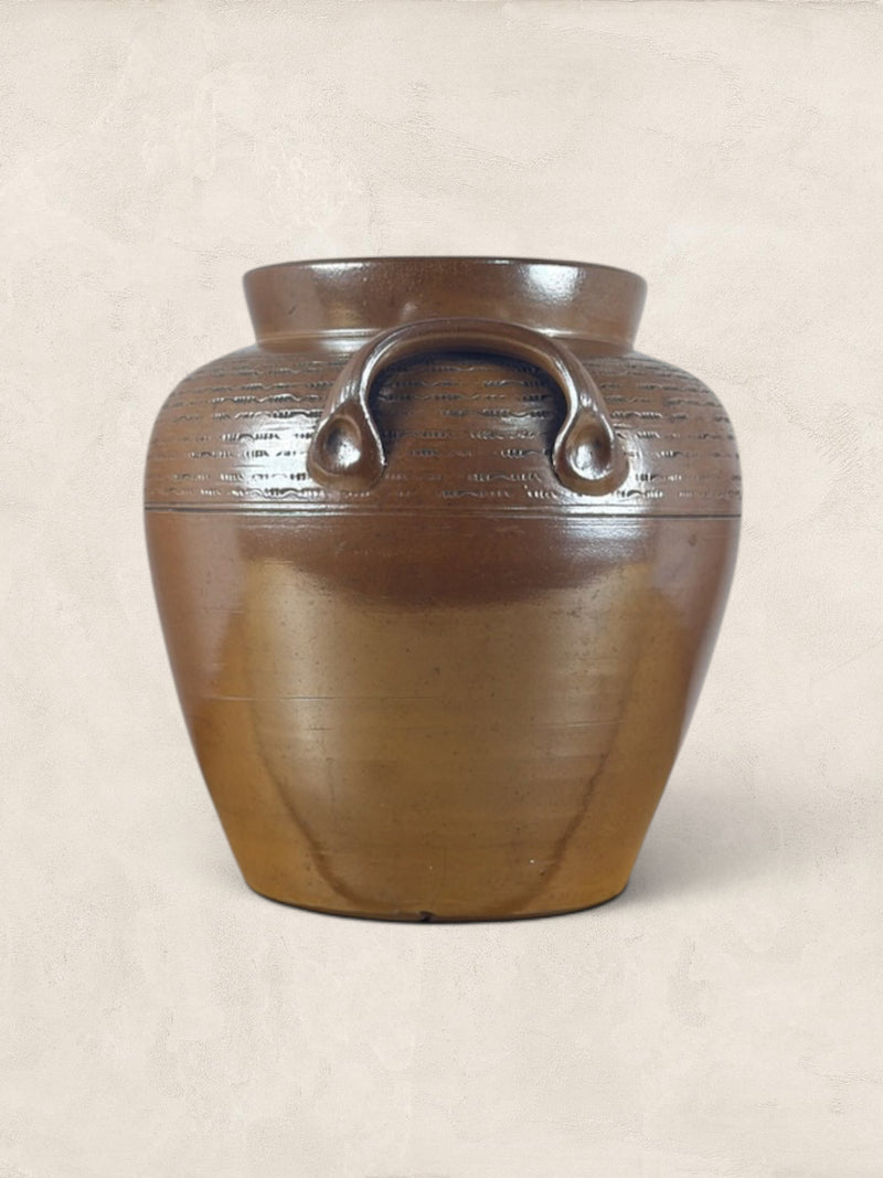 English Stoneware French Confit Pot