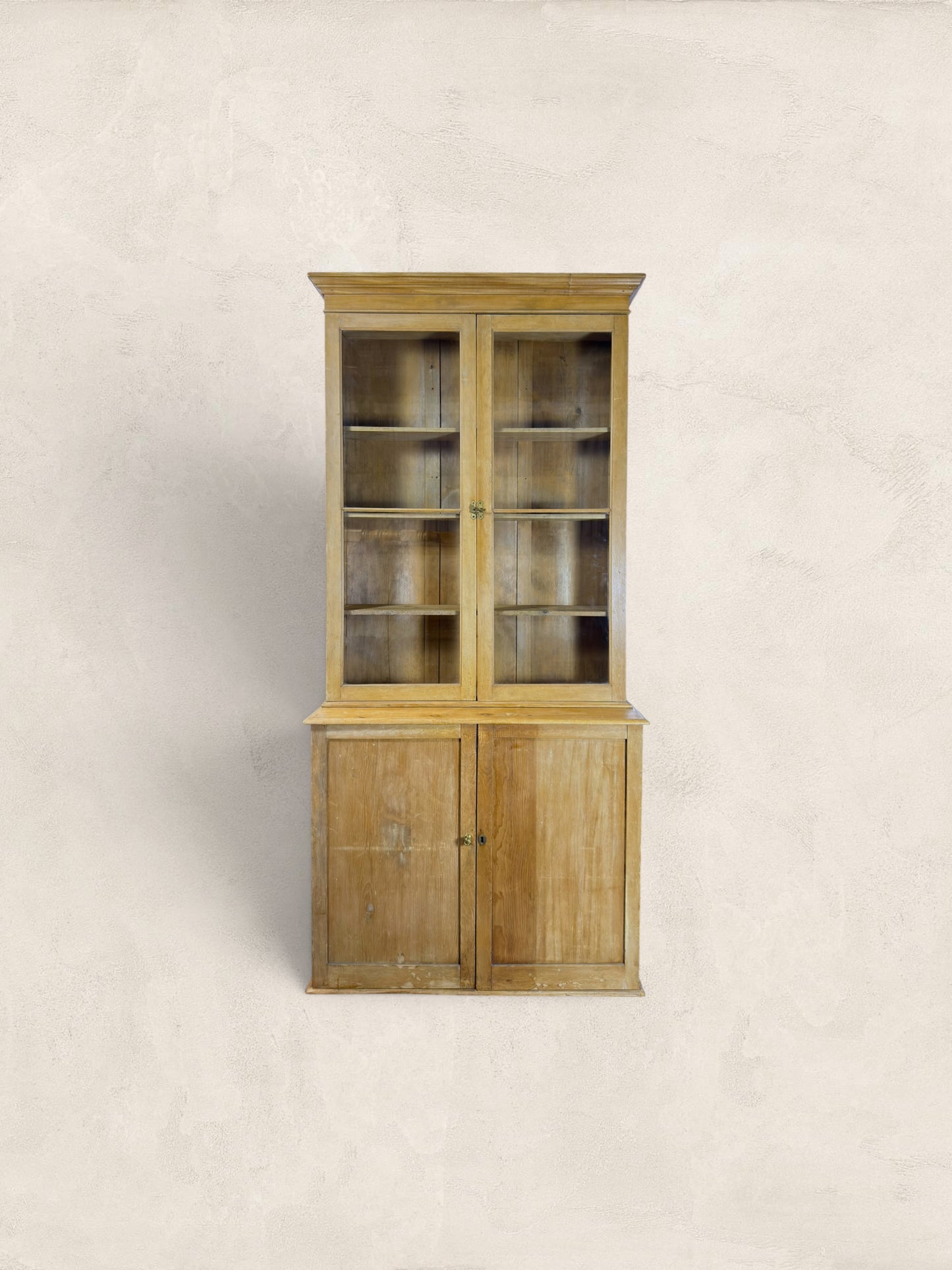 Victorian Pine Library Bookcase