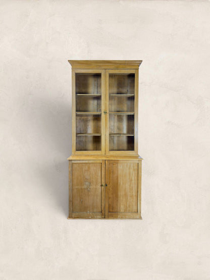Victorian Pine Library Bookcase