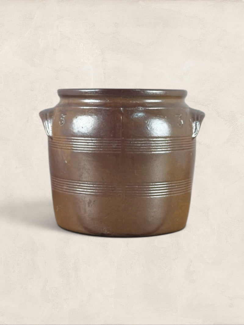 French Stoneware Confit Pot