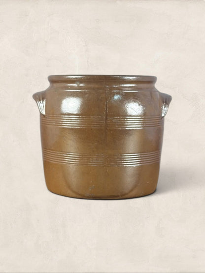 French Stoneware Confit Pot