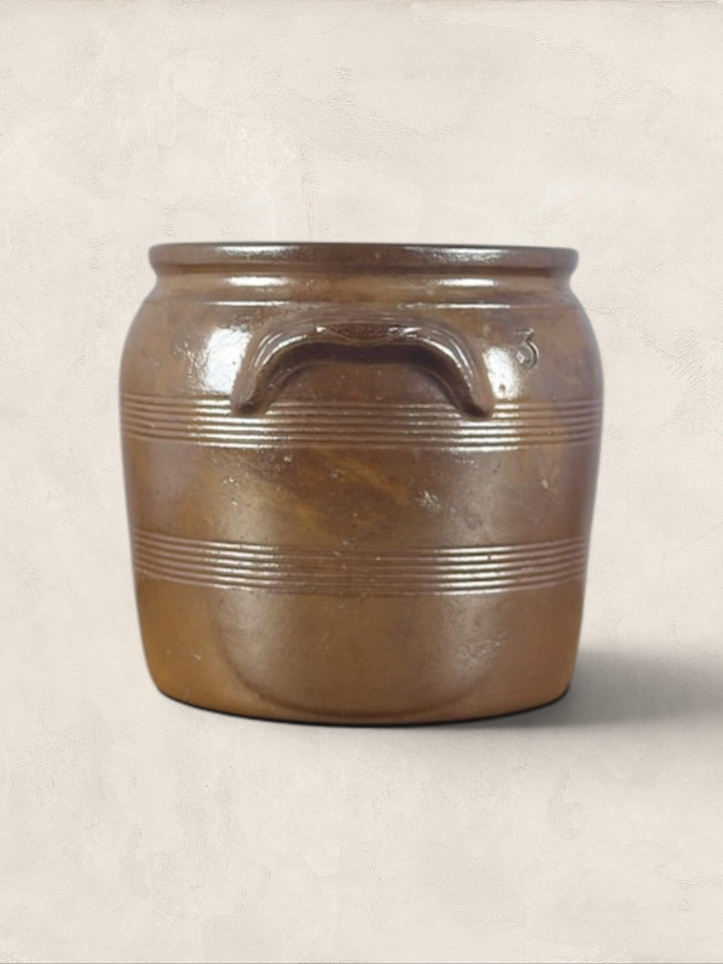 French Stoneware Confit Pot
