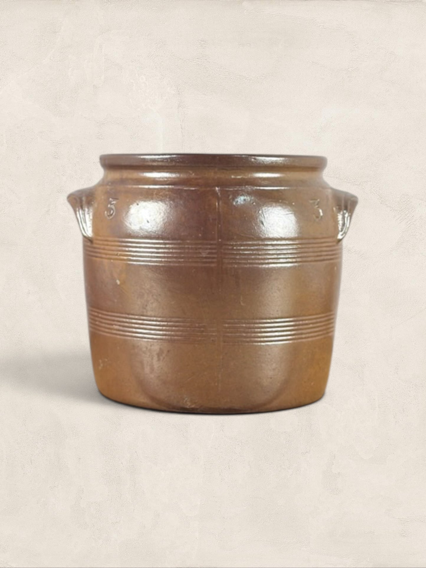 French Stoneware Confit Pot