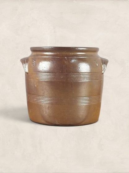 French Stoneware Confit Pot