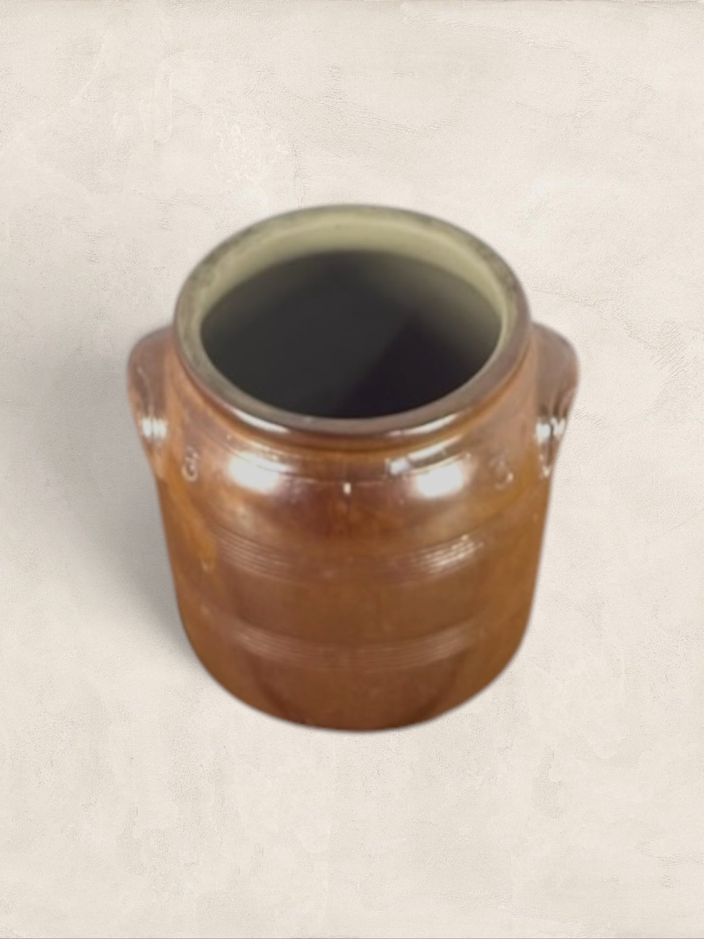 French Stoneware Confit Pot