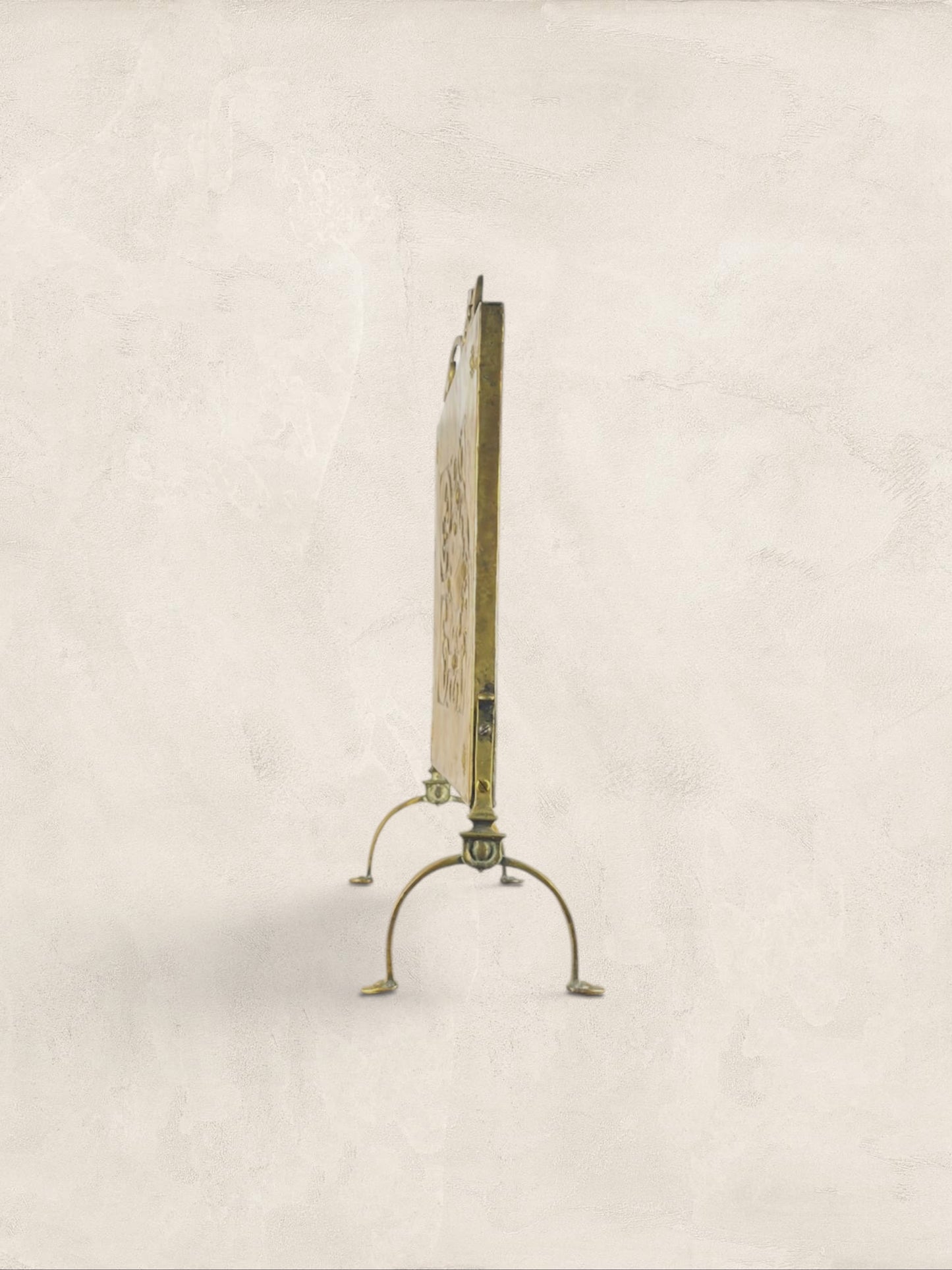 Art Deco Brass Fireplace Guard