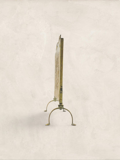 Art Deco Brass Fireplace Guard