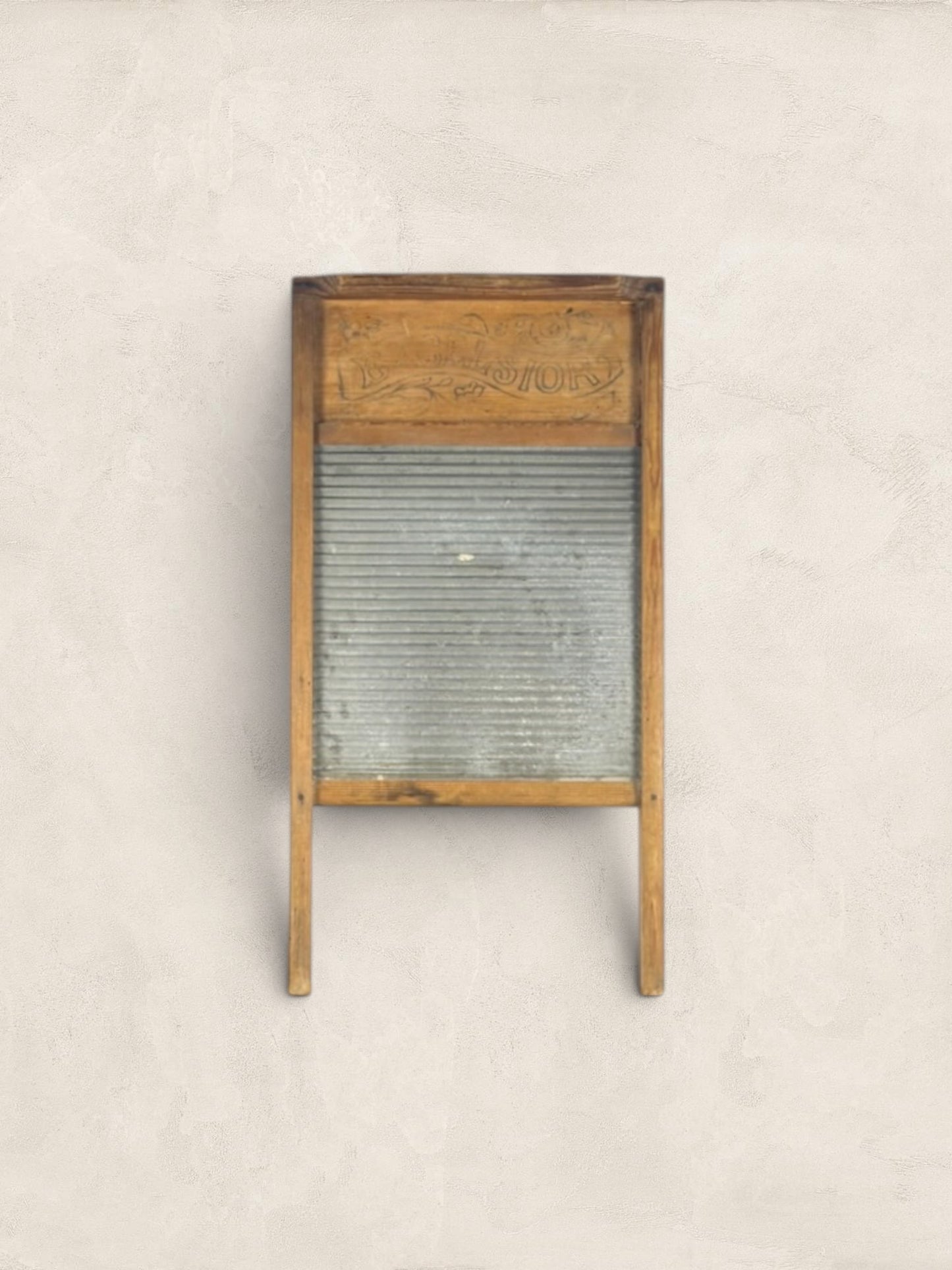 Antique Metal Washboard