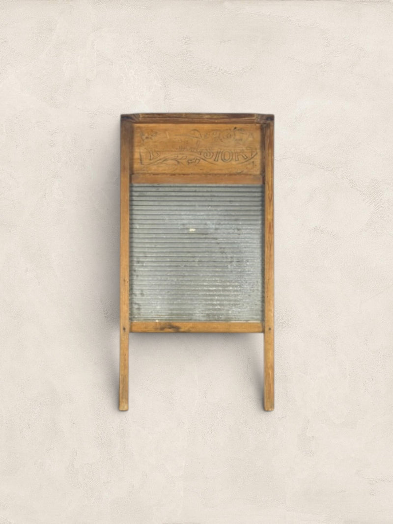 Antique Metal Washboard