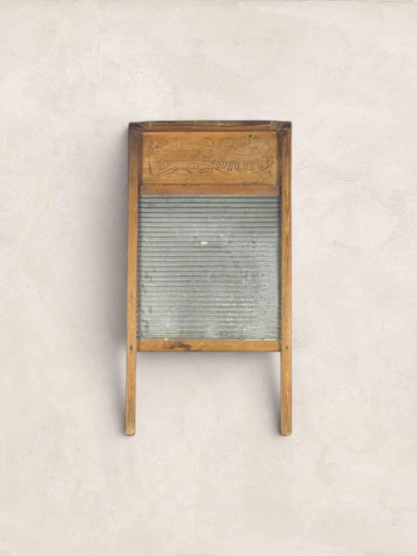 Antique Metal Washboard