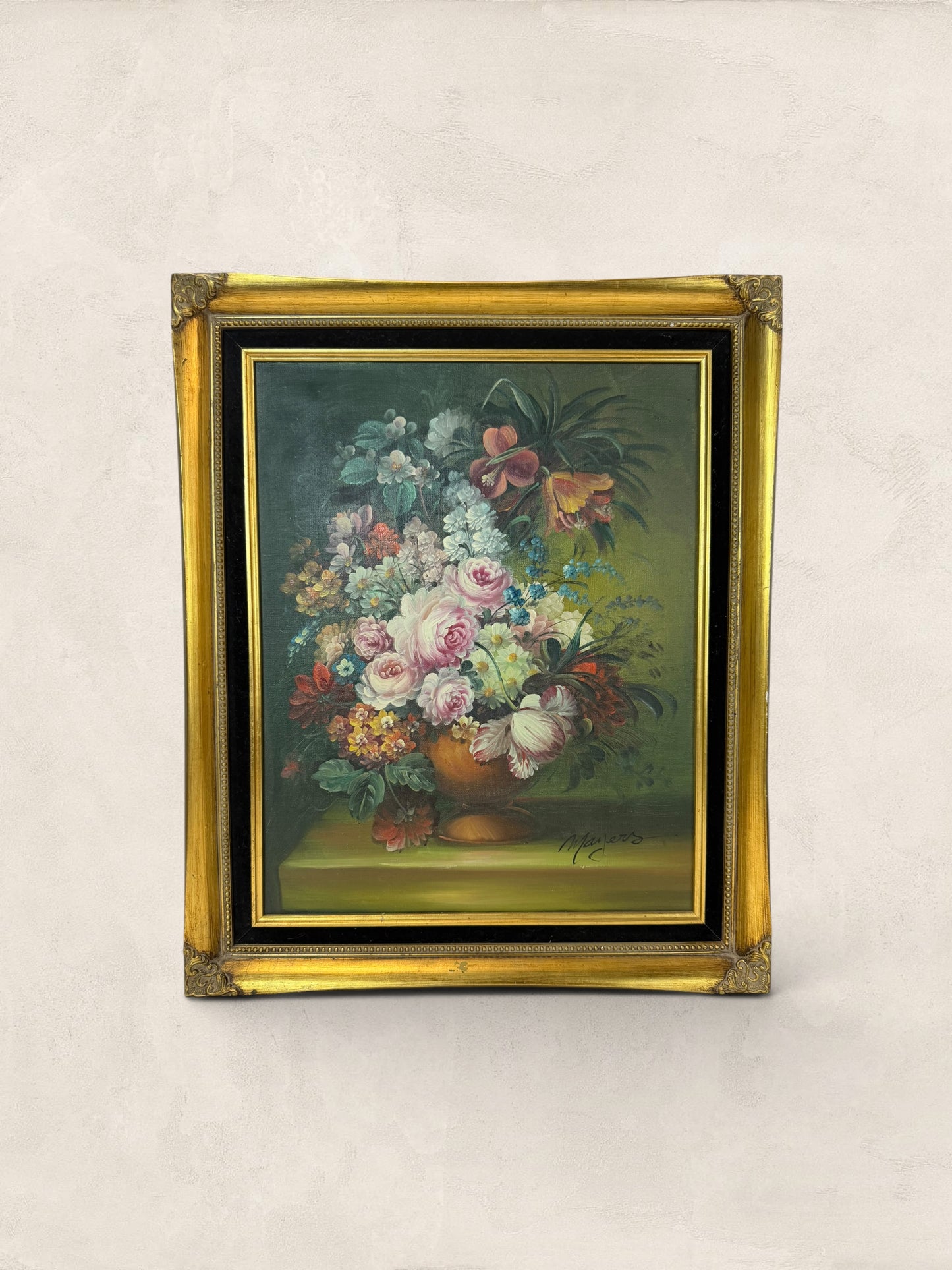 Vintage Floral Giclee Print