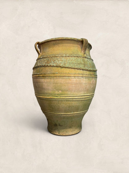 Large Mediterranean Terracotta Olive Jar