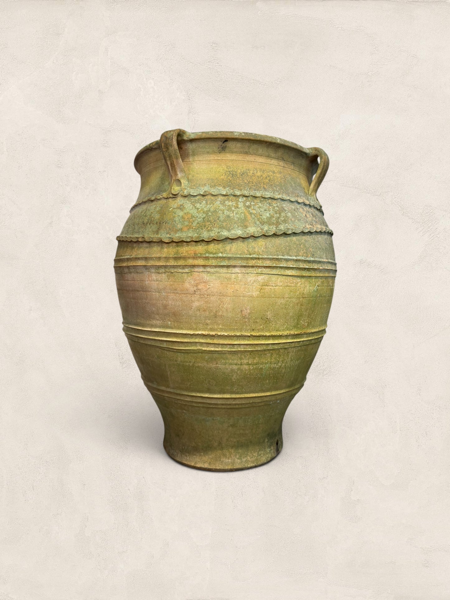 Large Mediterranean Terracotta Olive Jar
