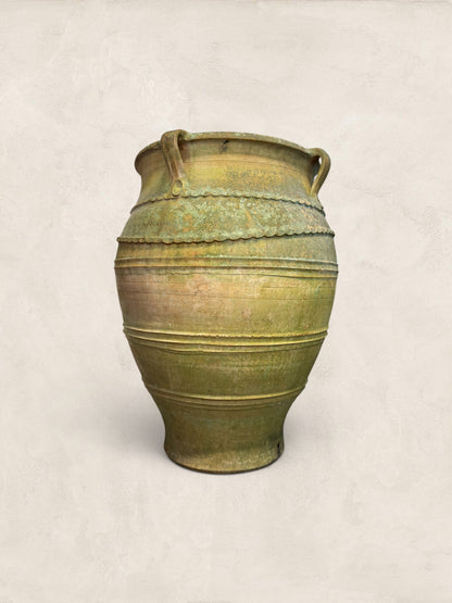 Large Mediterranean Terracotta Olive Jar