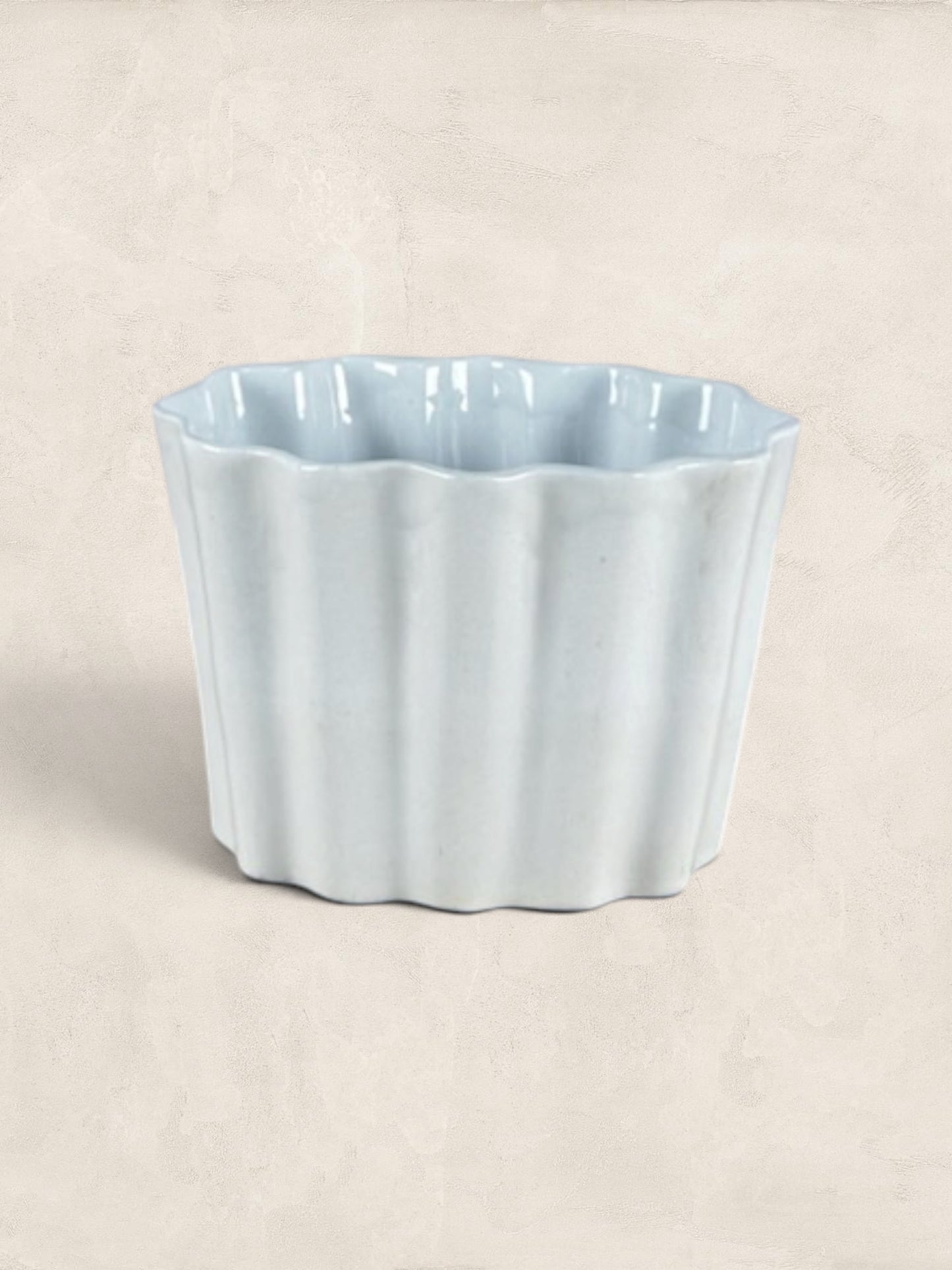 English Ironstone Fluted Jelly Mould