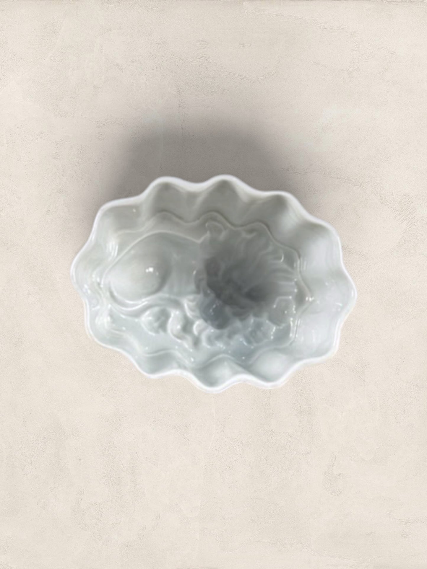 English Ironstone Fluted Jelly Mould