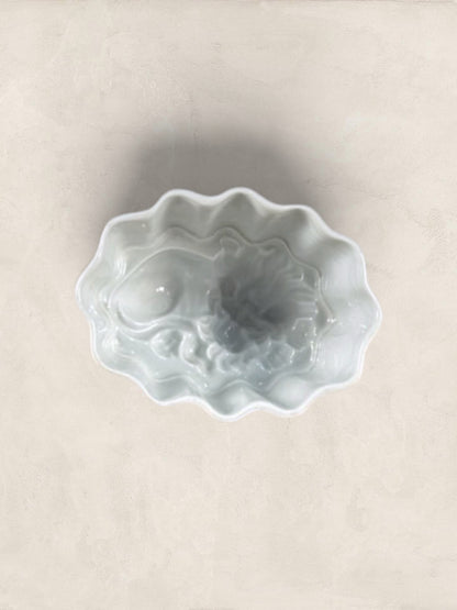 English Ironstone Fluted Jelly Mould