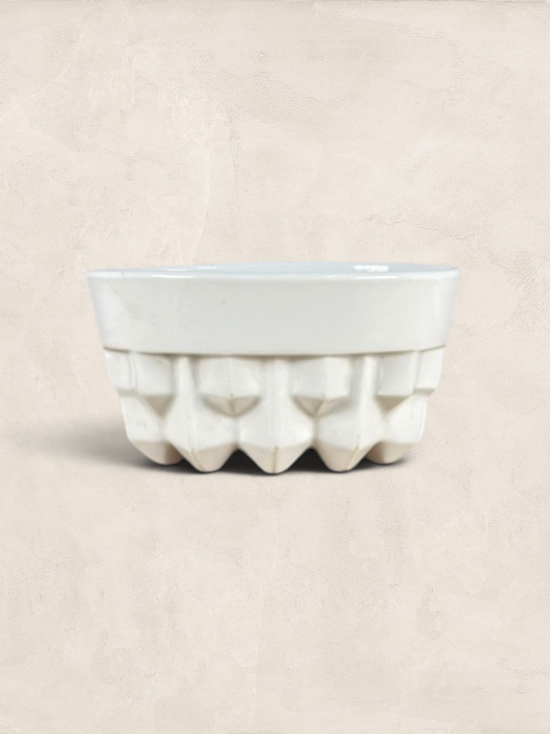 English Ironstone Savoy Pattern Jelly Mould
