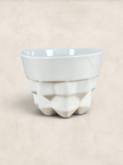 English Ironstone Savoy Pattern Jelly Mould