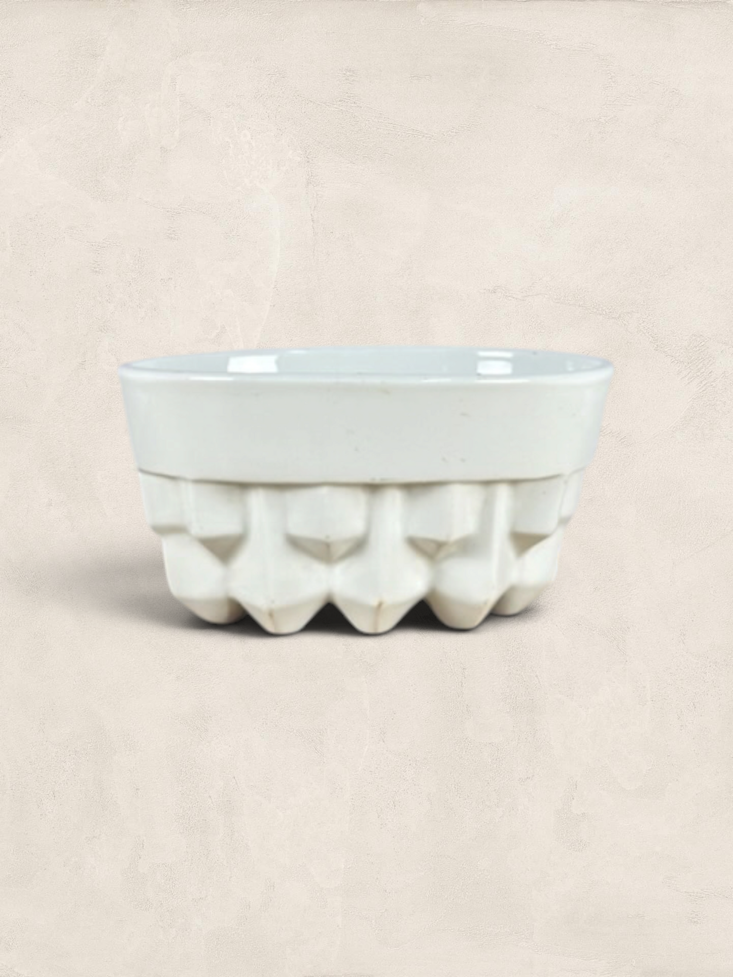 English Ironstone Savoy Pattern Jelly Mould