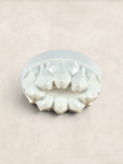 English Ironstone Savoy Pattern Jelly Mould