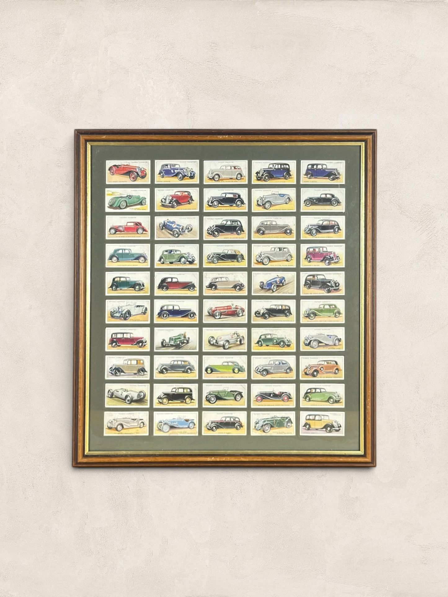 English Player’s Cigarettes “Motor Cars” Card Collection