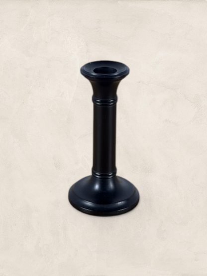 English Small Ebony Candlestick