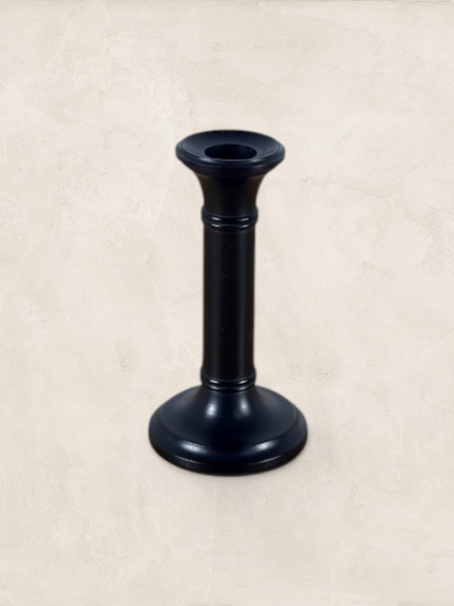 English Small Ebony Candlestick