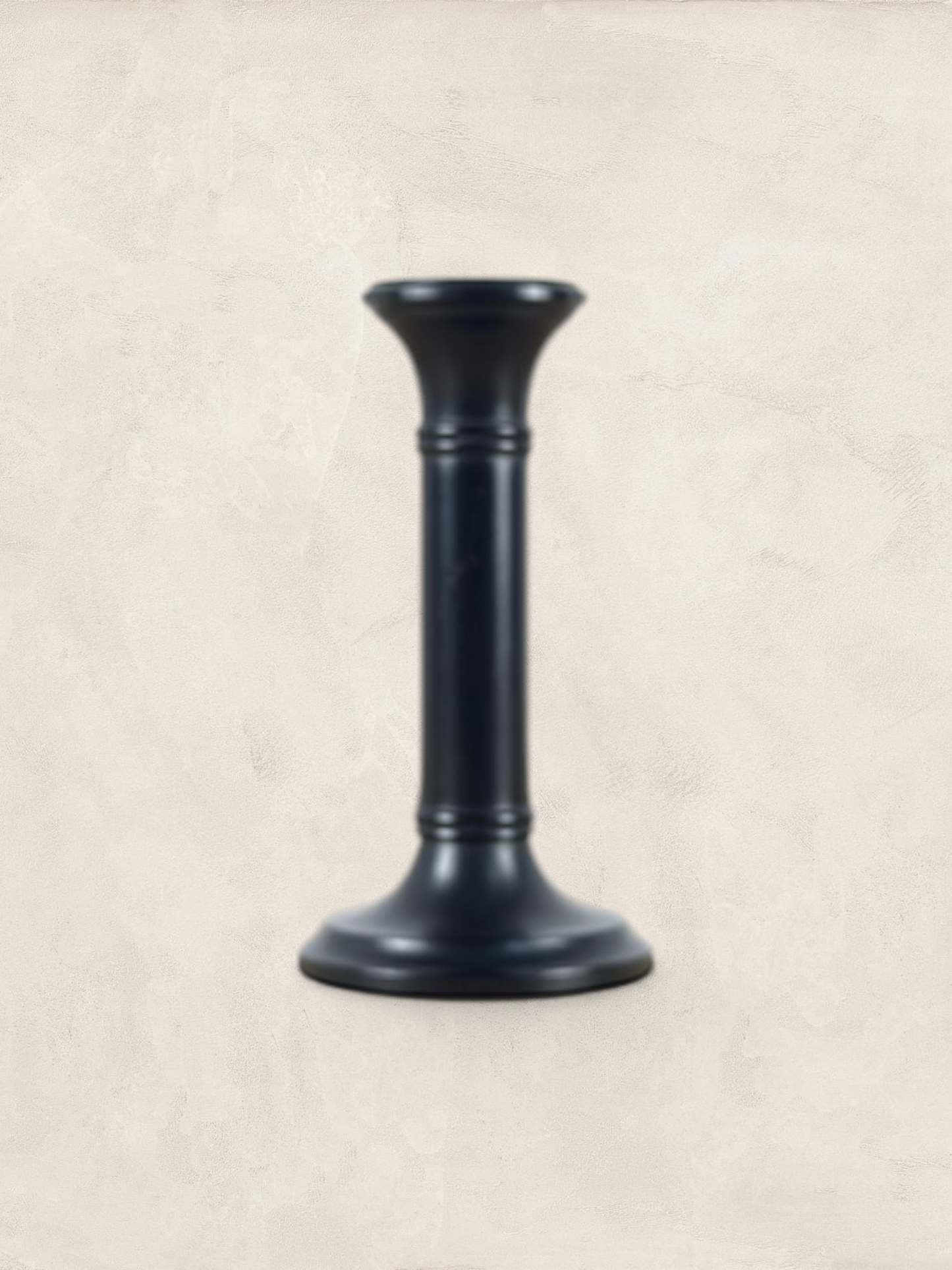 English Small Ebony Candlestick